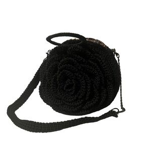 African Handmade Sling Rose Flower Purse